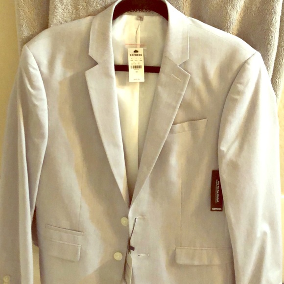 slim double knit blazer